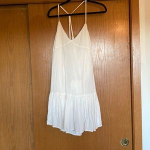 White bohemian dress